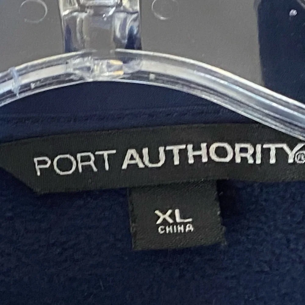 Port Authority Navy Blue Zip Up Jacket Windbreaker XL